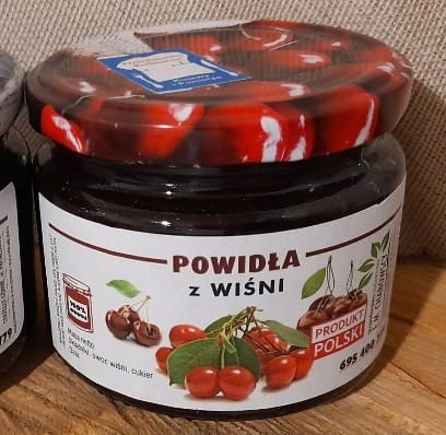 Powidła z WIŚNI 100% 350g z 1kg owoców oraz inne wyborne smaki zakiszeni.pl