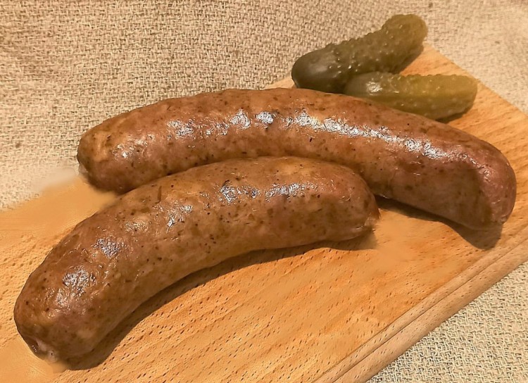 Kiełbasa wiejska od rzeźnika zakiszeni trzy wedzanie plock.